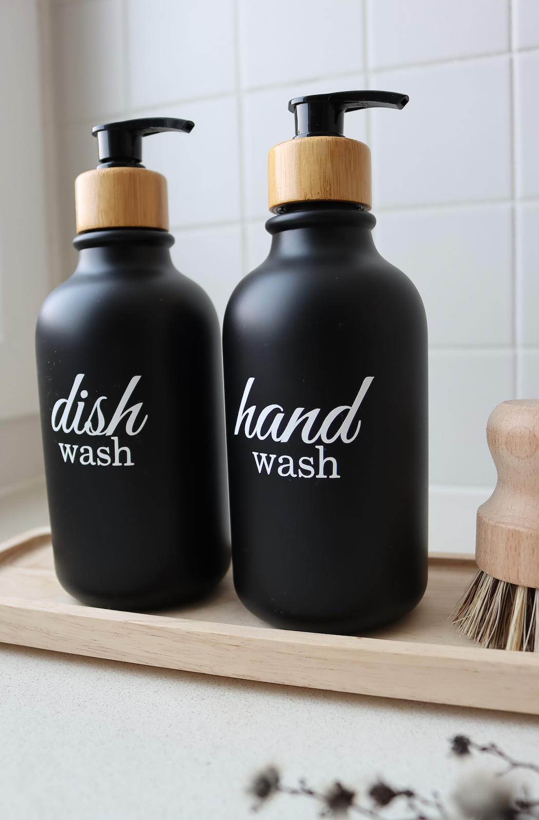 Matte Black Hands And Dishes Set 500ml